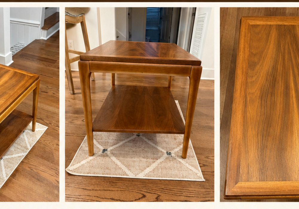 Restored Lane Rhythm mid-century end table